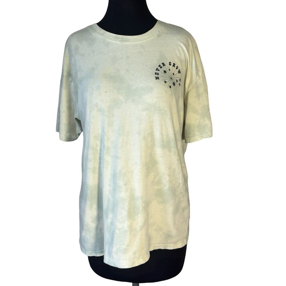 Disney Lost Boys Green Tie Dye Graphic T-Shirt Women’s Medium